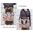 thumbnail image 6 of FORMRS 16" Laptop Sleeve Bag Carrying Case with Handle Travel Shoulder Briefcase, Purple Colorful Circles, 6 of 8