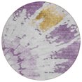 thumbnail image 2 of Addison Rugs Chantille Indoor/Outdoor Transitional Spiral Purple Washable Round Rug, 8' x 8', 2 of 6