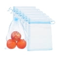 thumbnail image 1 of Bolsas de Protección de Frutas de 50 Paquetes, 5.9x3.9inch Bolsa de Red, Azul Cielo, 1 of 6