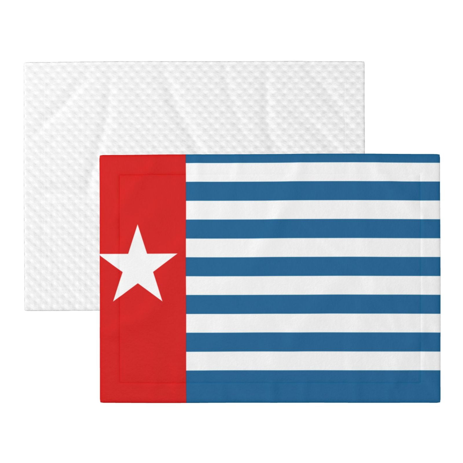 Flannel Throw Dog Blanket West Papua National Flag Soft Warm Print Pet Blankets for Small Dog Cat Puppy