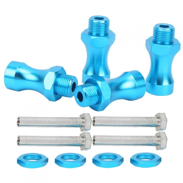 Rueda De Extensión RC, Adaptador De Cubo De Transmisión De Extensión De Rueda, Acoplamiento De Adaptador De Cubo De Rueda Para 1/10 Off-Road Car RC RC Model Car Camión De Uso YLSHRF Azul