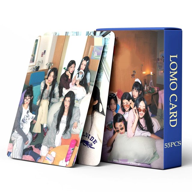 Tarjetas fotográficas de grupo de chicas, tarjetas de fotos de alta calidad HD, tarjetas postales, colección de Fans, regalo, KPOP, things, NewJeans, Get Up, nuevo álbum, 55 piezas por juego