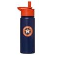 thumbnail image 2 of Houston Astros™ MLB 18 oz Insulated Steel Water Bottle with Flip-Up Straw Lid, 2 of 8