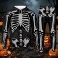 thumbnail image 2 of CONFREE Halloween Mens Sweatsuit 2 Peice Sets Hallowmas Men's Jogging Tracksuit Set Skeleton Graphic Pullover Hoodies Pants Athletic Sweat Suit for Men, 2 of 4