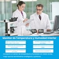 thumbnail image 4 of Termómetro Higrómetro Digital - Termohigrómetro de Interior Medidor de Temperatura y Humedad con Función Reloj y Alarma, 4 of 5