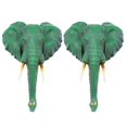 thumbnail image 2 of Cute Elephant Decor Holder Vintage Style Wall Hook For Living Room Balcony Decoration 11X15.5Cm 2Pcs, 2 of 3