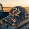 thumbnail image 6 of Textilo 250 Anniversary USA Hat, USA 250th Anniversary Commemorative Hat, 1776-2026 Distressed Baseball Cap, American Heritage Tribute Hat Gift Honoring Patriots & Veterans C, 6 of 7