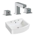 thumbnail image 1 of Imaginations Américaines 22.25-po. W Vessel Set Blanc, 1 of 9