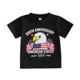 thumbnail image 5 of KPOPLK Kids 250th Flag Shirt 18M-4Y Toddler Boys 4th of July Tee Patriotic T-Shirt for Memorial Independence Day Top Size 18-24 Months,Black, 5 of 5
