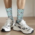 thumbnail image 6 of Cauagu pirate with funny animals Print Crew Socks for Women and Men,Adult Athletic Running Socks 1-Pair Sports Socks Work Gear Socks with Moisture Wicking, 6 of 6