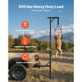 thumbnail image 6 of Dranite Truck Hitch Game Hoist with Winch, 500 lb Capacity, Adjustable Hunting Deer Hoist for 2 Inch Receiver, 360° Swivel & Gambrel for Field Dressing and Game Processing, 6 of 6