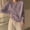 Purple, variant on Solid Color Round Neck Pearl Buckle Knitted Cardigan Women's And Versatile Top Long Sleeve Women's Spring And Autumn Womens Button down Sweater Cardigan Knit Open Front Sweater plus Sweater Sweater