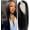 Nature Color, variant on U Part Human Hair Wig  Wave Highlight #1b/30 Ombre Brown Wig180% Density U Part Wig Half Brazilian Virgin  Human Hair Wigs For Black Women Clip In Glueless No Leave Out Wig 14Inch