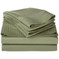 thumbnail image 1 of Egyptian Cotton 1000 Thread Count Stripe Sheet Set  Full-Sage, 1 of 1