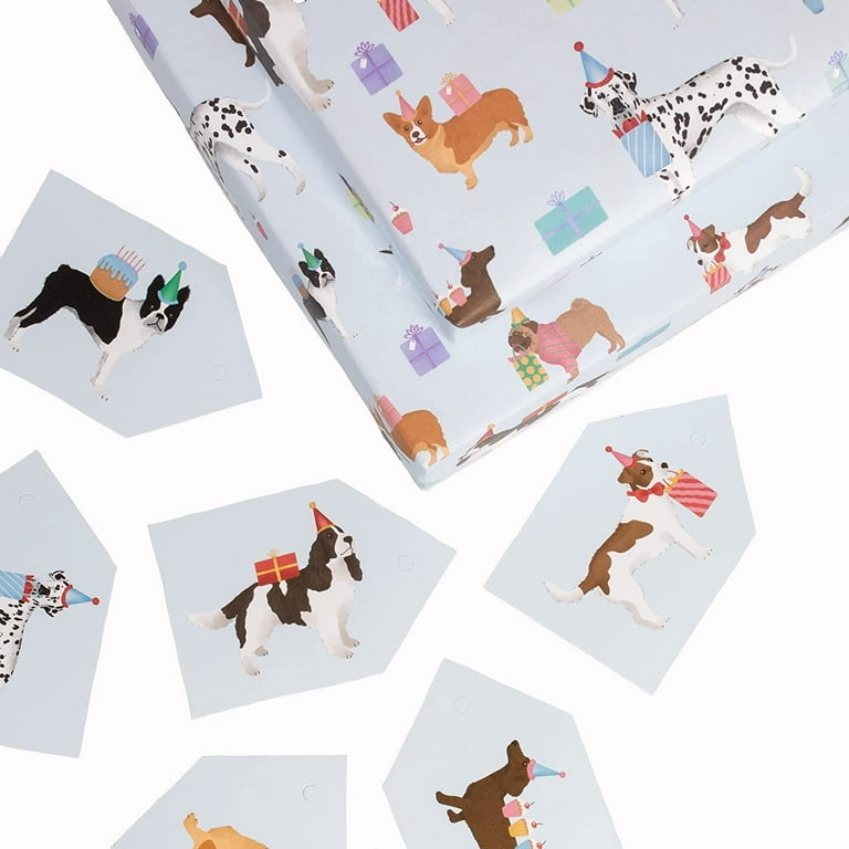 Recyclable Dog Paw Print Wrapping Paper Dog Design Eco Wrapping Paper Paw  Print Gift Wrap Eco Friendly Gift Wrap 