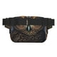 thumbnail image 3 of Fotbe Classical Style Brown Owl Cangurera Cuadrada con Estampado de Doble Capa, Bolsa de Cintura Ajustable Mini para Hombres y Mujeres, 3 of 9
