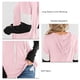 thumbnail image 5 of Sudadera con capucha para mujer, manga larga, color bloqueado, suave, informal, sudadera con capucha para uso diario, 5 of 6