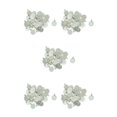 thumbnail image 2 of kurtrusly Ensemble de 50 Pendentifs de Collier Cabochon Rond Argent Blanc 43x22mm 5Set, 2 of 6