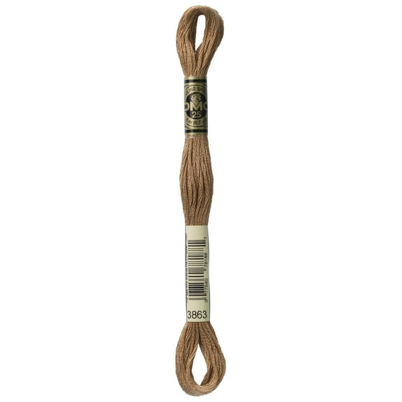 DMC 6-Strand Embroidery Cotton 8.7yd-Medium Mocha Beige