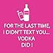 thumbnail image 3 of Paperproducts Design Beverage Napkin, 5" x 5", Vodka Did, 3 of 3