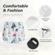thumbnail image 4 of Balery cute winter Gnome Pantalones cortos deportivos para mujer con forro y dos bolsillos, elásticos, para entrenamiento, gimnasio, yoga-Medium, 4 of 7