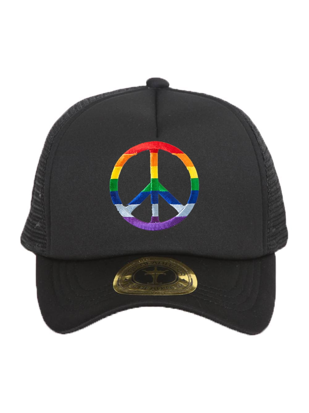 Men Womens Dad Hat Rainbow Tie Dye Peace Sign Unisex Hip-Hop Baseball Caps Men Womens Dad Hat Rainbow Tie Dye Peace Sign Unisex Hip-Hop Baseball Caps