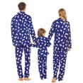 thumbnail image 4 of 2023 Winter Christmas Pajamas Set for Family Turn-down Collar Full Sleeve Button Shirt+Trousers 2 Pcs Suit Sleepwear Xmas Look, 4 of 4