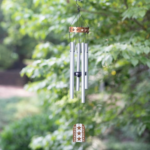 Memorial Wind Chime, Veterans, 30" H
