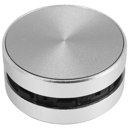 Quaqdae Portable Mini Bluetooth Speaker Turns Anything Into A Speaker Wireless Bone Conduction Induction Vibration (Silver)