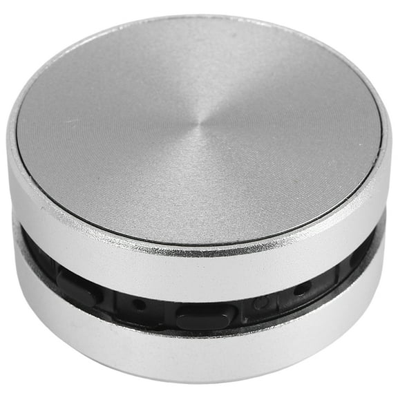 Quaqdae Portable Mini Bluetooth Speaker Turns Anything Into A Speaker Wireless Bone Conduction Induction Vibration (Silver)