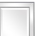 thumbnail image 4 of Benjara BM239359 Miroir Mural Rectangulaire 32 Pouces avec Design Perlé&44; Argent, 4 of 5