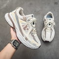 thumbnail image 5 of Perfect-Men'S Breathable Mesh Sneakers - with Thick Cushioned Sole, Yellow Accents, ，Stylish Low-Top Casual & Running Shoes  and Lace-Up Design for All-Season Comfort, Outdoor Footwear, Modern Sneake, 5 of 9