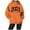 Orange, variant on Womens Hoodie Casual Letter Print Hooded Sweatshirts Oversized Fit Soft Casual Fall Spring Street Wear Daily Wear Hoodie