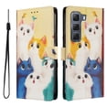 thumbnail image 1 of FOXDOCK Funda Tipo Cartera para infinix Hot 60 Pro 4G con Soporte y Correa – Diseño de Patrones Lindos, 1 of 6