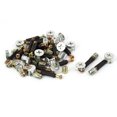 thumbnail image 1 of Furniture Connecting Eccentric Cam Fitting Bolt Pre-inserted Nut 20 Sets, 1 of 5