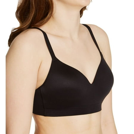 

Hanes Ultimate Comfort Flex Fit Women s Wireless Convertible T-Shirt Bra Lift Support Black XS