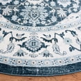 thumbnail image 3 of SAFAVIEH Isabella Patrick Oriental Area Rug, Navy/Creme, 6'7" x 6'7" Round, 3 of 9