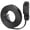 Black, variant on 3 Ft White 360° Rotating Flat Plug Heavy Duty 14 Gauge Air Conditioner Extension Cord, Slim Low Profile Design with Wall Mount & Hanging Loop for Window & Portable AC Units and Appliances