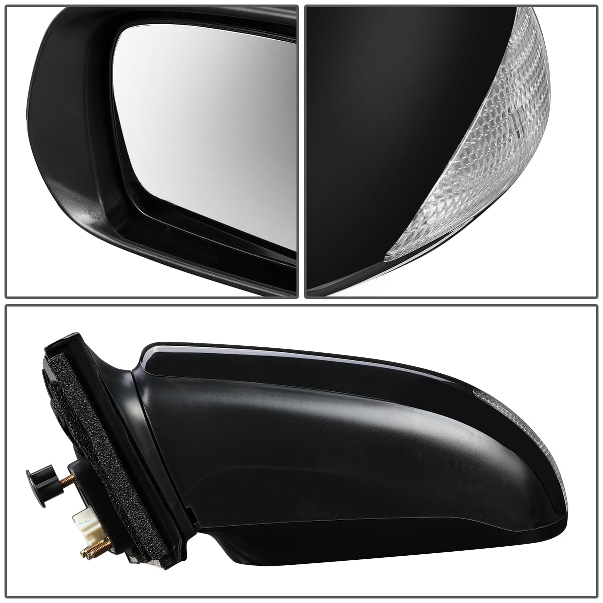 DNA Motoring Power+Turn Signal Driver Left Side Mirror for 05-10 Scion TC