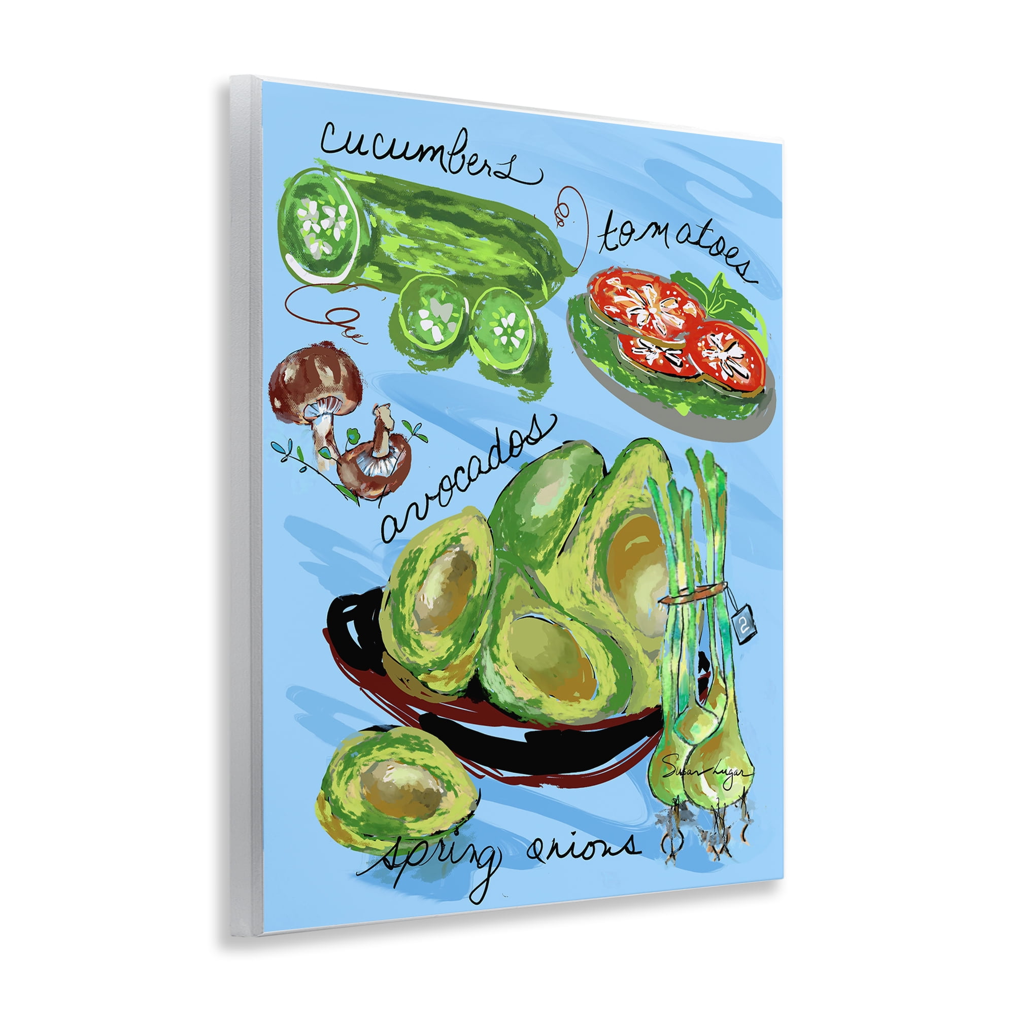 Stupell Industries Fresh Produce Collection Wall Plaque Art, design by Susan Lugar