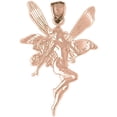 thumbnail image 1 of 14K Rose Gold Fairy Pendant - 40 mm, 1 of 3