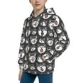 thumbnail image 2 of Easygdp Husky Boys Hoodie Kids Sweatshirt Youth Pullover With Hood-Large, 2 of 6