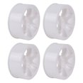 thumbnail image 2 of Paquete de 4 accesorios de llantas de rueda, piezas de repuesto, de rueda, piezas de actualización, neumáticos para camión RC 1:10 / coche a la Llantas de rueda blancas Yotijar Neumático de llanta de rueda de coche RC, 2 of 4