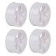 thumbnail image 2 of Paquete de 4 accesorios de llantas de rueda, piezas de repuesto, de rueda, piezas de actualización, neumáticos para camión RC 1:10 / coche a la Llantas de rueda blancas Yotijar Neumático de llanta de rueda de coche RC, 2 of 4