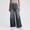 Gray, variant on IUYRTFE Women Stretch Denim Jeans High Waist Wide Leg Pants with Pockets for Casual Daily Wear