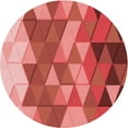 thumbnail image 1 of Ahgly Company Machine Washable Indoor Round Transitional Red Area Rugs, 5' Round, 1 of 7