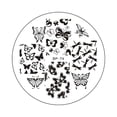 thumbnail image 1 of maskred Art Stamping Plates Templates Stamp Plate Round Manicure DIY Set Tool Flower Pattern No.07, 1 of 6