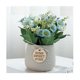 thumbnail image 1 of Brillar Flores artificiales falsas,Planta artificial interior pequeña,Planta artificial interior al aire libre,Decoración de plantas falsas para el hogar, sala de estar, cocina, dormitorio,, 1 of 5