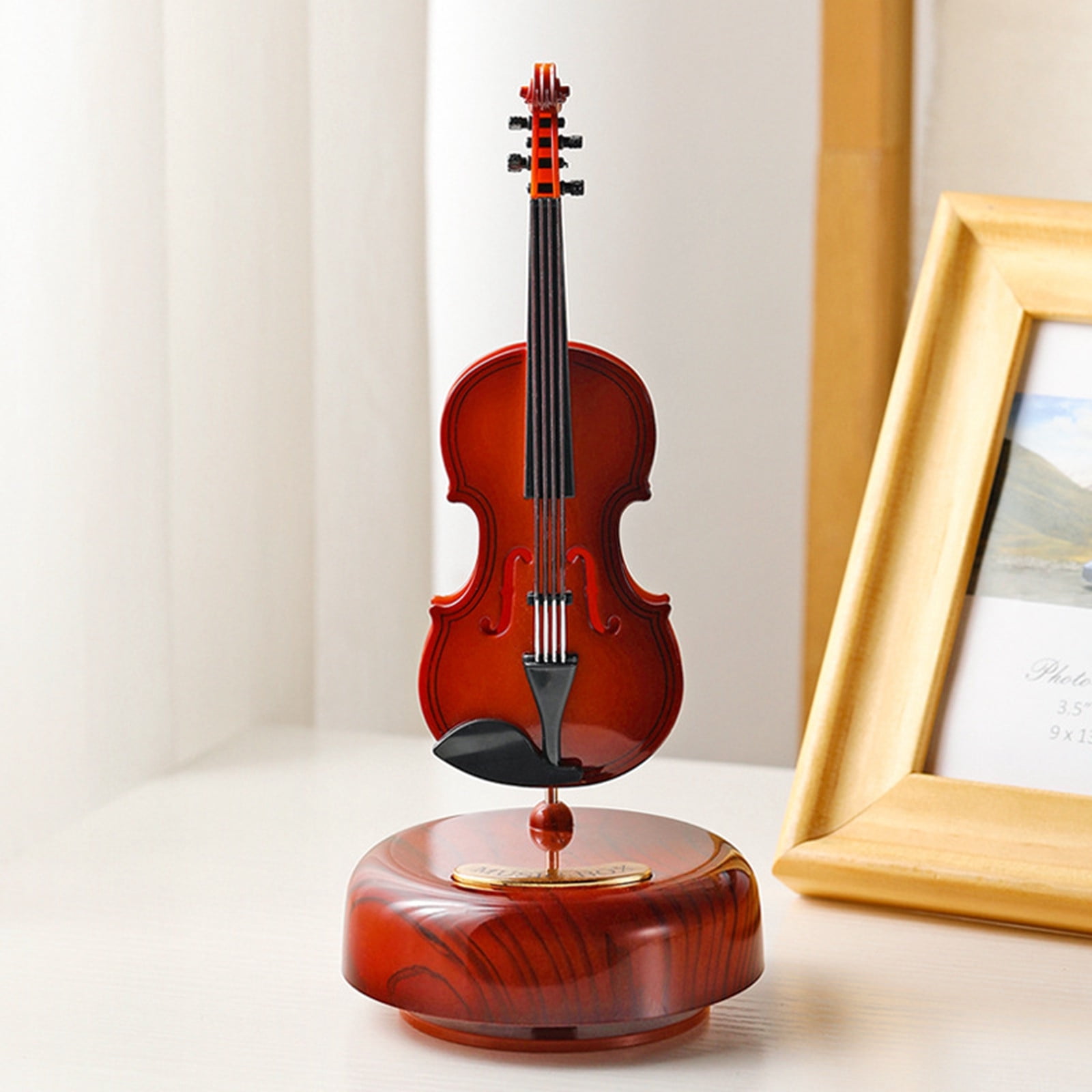 Dvkptbk Music Boxs Violin Music Box Music Box Boys Girls Violin