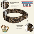 thumbnail image 5 of Country Brook Petz® 1 1/2 inch Premium Leopard Print Dog Collar, Large, 5 of 6